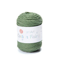 5553 Пряжа Cotton Fair 4/4 YarnArt, 50г - 80 м, оливковий, 100% бавовна