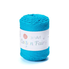 5580 Пряжа Cotton Fair 4/4 YarnArt, 50г - 80 м, світло-бірюзовий, 100% бавовна