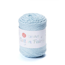 5588 Пряжа Cotton Fair 4/4 YarnArt, 50г - 80 м, світло-сірий, 100% бавовна