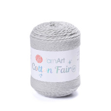 5590 Пряжа Cotton Fair 8/4 YarnArt, 50г - 160 м, сірий, 100% бавовна