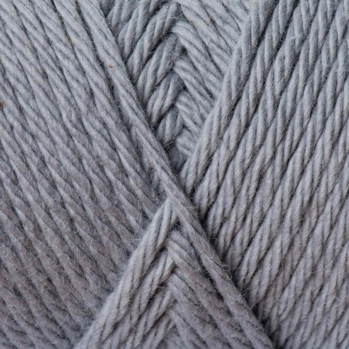 5592 Пряжа Cotton Fair 4/4 YarnArt, 50г - 80 м, темно-сірий, 100% бавовна