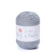 5592 Пряжа Cotton Fair 8/4 YarnArt, 50г - 160 м, темно-сірий, 100% бавовна