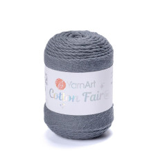 5593 Пряжа Cotton Fair 8/4 YarnArt, 50г - 160 м, графітовий, 100% бавовна