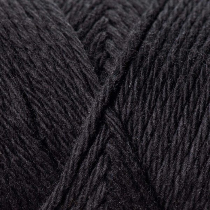 5594 Пряжа Cotton Fair 4/4 YarnArt, 50г - 80 м, чорний, 100% бавовна