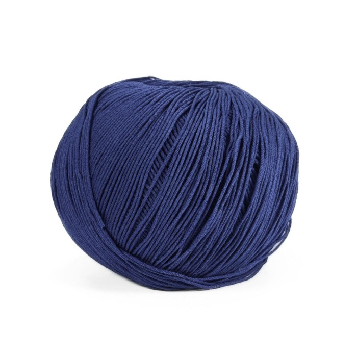 56 Пряжа Adriafil Alterego Filato, 150г - 385м, синій, 100% мерсенізована бавовна