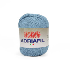 56 Пряжа Adriafil Totalino, 50г - 140м, бірюзовий, 100% льон