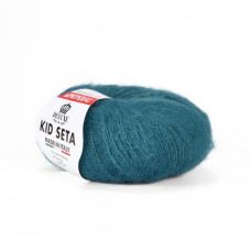 561 Пряжа Mondial Kid Seta, 25г - 210м, смарагдовий, 70% суперкід мохер, 30% шовк