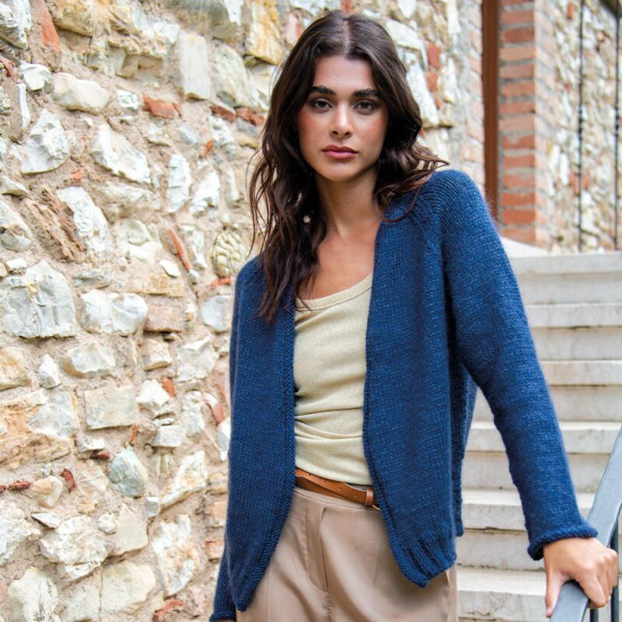 561 Пряжа Mondial Kid Seta, 25г - 210м, смарагдовий, 70% суперкід мохер, 30% шовк