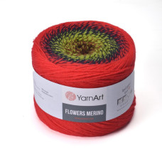 563 Пряжа Flowers Merino 225гр-590м (різнокольоровий). YarnArt