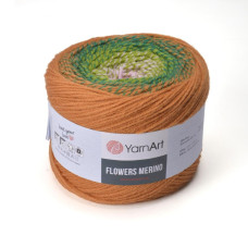565 Пряжа Flowers Merino 225гр-590м (різнокольоровий). YarnArt