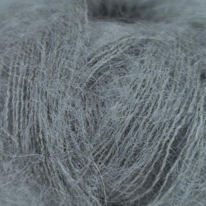 565 Пряжа Mondial Kid Seta, 25г - 210м, блакитна ялина, 70% суперкід мохер, 30% шовк