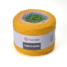 566 Пряжа Flowers Merino 225гр-590м (різнокольоровий). YarnArt