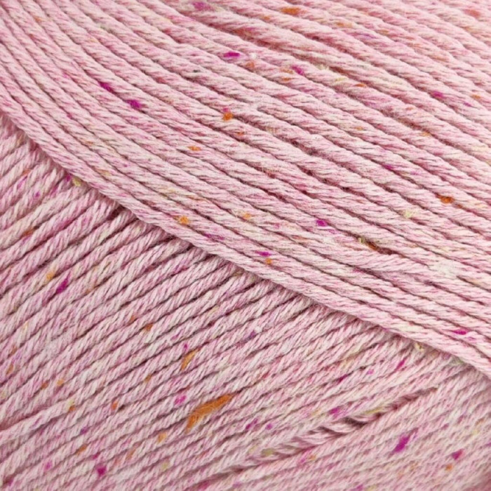 5720 Пряжа Laines du Nord Cotton Silk Tweed, 100г - 280м, ніжно-рожевий, 90% бавовна, 10% шовк