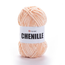 573 Пряжа Chenille, 100гр-90м (персиковий). YarnArt