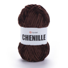 575 Пряжа Chenille, 100гр-90м (шоколадний). YarnArt