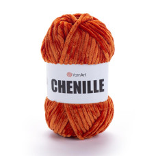 578 Пряжа Chenille, 100гр-90м (яскраво-помаранчевий). YarnArt