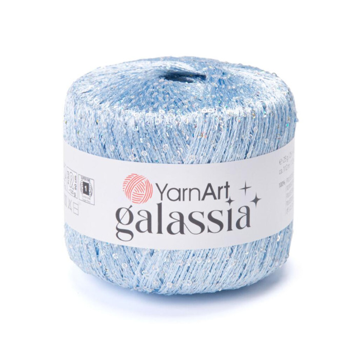 5806 Пряжа Galassia YarnArt , 25г - 112м, чорний, 100% поліестер