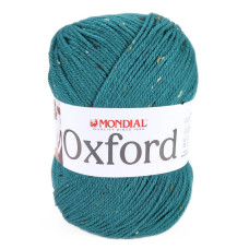 581 Пряжа Mondial Oxford, 300г - 600м, бірюзовий, 25% вовна, 5% віскоза, 70% мікрофібра PC