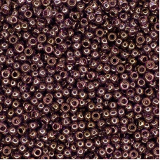 58142 10/0 чеський бісер Preciosa, 5 г, фіолетово-бронзовий, кристальний глянцевий