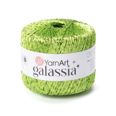 5817 Пряжа Galassia YarnArt , 25г - 112м, салатовий, 100% поліестер