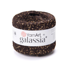 5819 Пряжа Galassia YarnArt , 25г - 112м, чорний, 100% поліестер