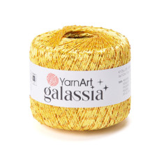 5828 Пряжа Galassia YarnArt , 25г - 112м, жовтий, 100% поліестер