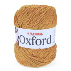 584 Пряжа Mondial Oxford, 300г - 600м, жовтий, 25% вовна, 5% віскоза, 70% мікрофібра PC