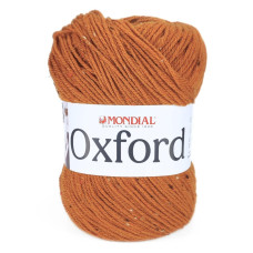 585 Пряжа Mondial Oxford, 300г - 600м, помаранчевий, 25% вовна, 5% віскоза, 70% мікрофібра PC