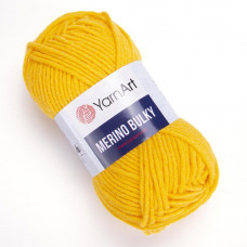 586 Пряжа Merino Bulky 100гр - 100м (жовтий). YarnArt