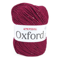 586 Пряжа Mondial Oxford, 300г - 600м, червоний, 25% вовна, 5% віскоза, 70% мікрофібра PC