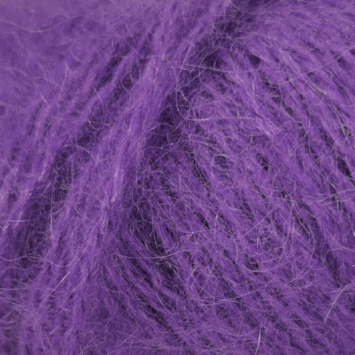 588 Пряжа Mondial Dolce Mohair, 50г - 150м, фіолетовий, 60% кід мохер, 40% акрил