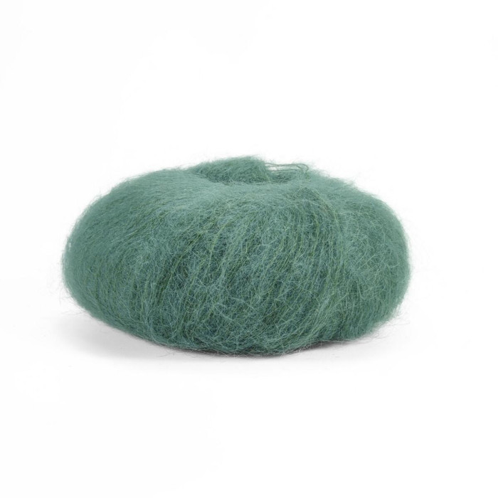 5896 Пряжа Lana Gatto Mohair Royal, 25г - 215м, малахіт, 80% кід мохер, 20% нейлон