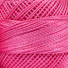59 Муліне Art. 87 Pearl Cotton Luca-S, бавовна, 10 г, 80 м, колір насичено-рожевий