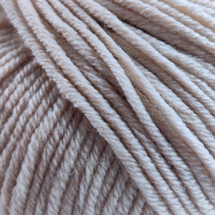59 Пряжа Laines du Nord Dolly 125, 50г - 125м, світло-бежевий, 100% вовна