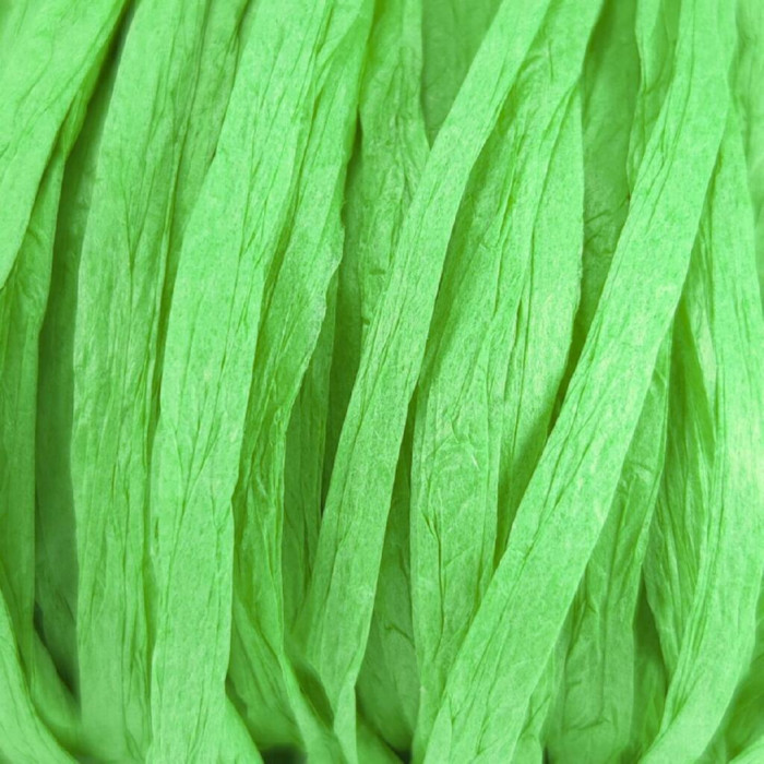 59 Рафія Adriafil Rafia Filato, 50г - 100-150м, яскраво-зелений, 100% рослинна целюлоза