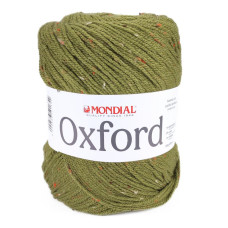 590 Пряжа Mondial Oxford, 300г - 600м, зелений, 25% вовна, 5% віскоза, 70% мікрофібра PC