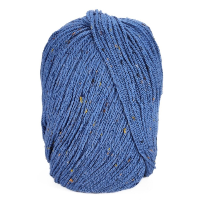 591 Пряжа Mondial Oxford, 300г - 600м, блакитний, 25% вовна, 5% віскоза, 70% мікрофібра PC