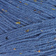 591 Пряжа Mondial Oxford, 300г - 600м, блакитний, 25% вовна, 5% віскоза, 70% мікрофібра PC