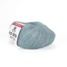 592 Пряжа Mondial Kid Seta, 25г - 210м, тала вода, 70% суперкід мохер, 30% шовк