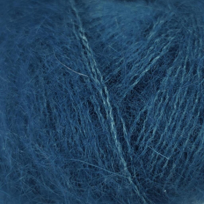 596 Пряжа Mondial Kid Seta, 25г - 210м, синій, 70% суперкід мохер, 30% шовк