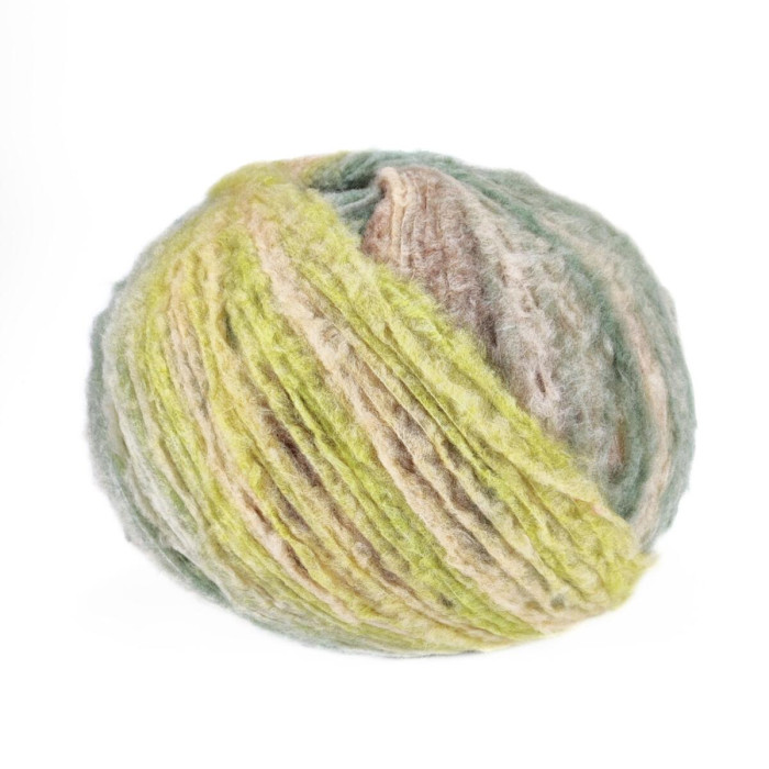 598 Пряжа Mondial Giove, 300г - 600м, мультиколор, 25% вовна, 70% мікрофібра PC, 5% мікрофібра PL