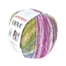 599 Пряжа Mondial Giove, 300г - 600м, мультиколор, 25% вовна, 70% мікрофібра PC, 5% мікрофібра PL