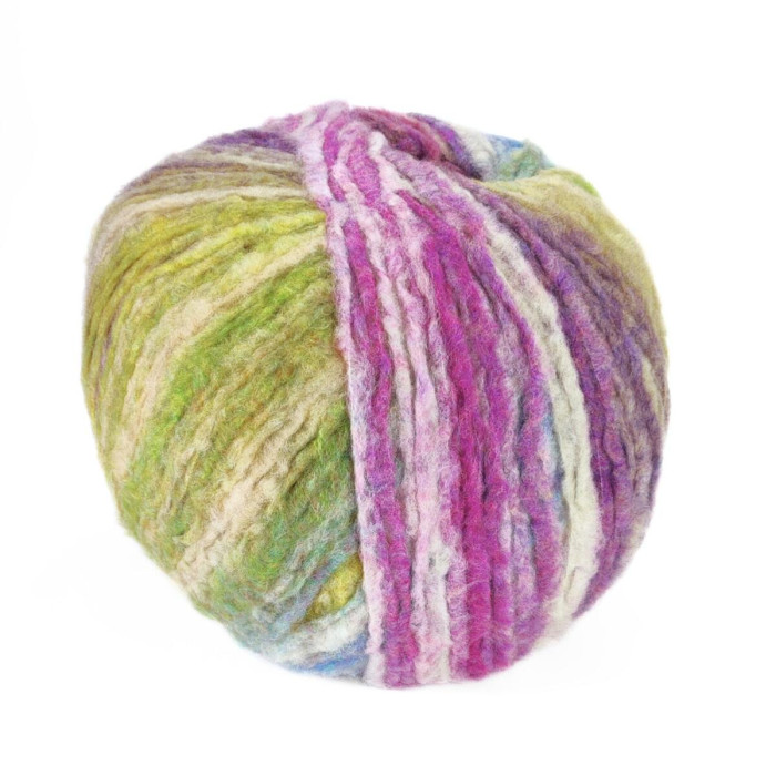 599 Пряжа Mondial Giove, 300г - 600м, мультиколор, 25% вовна, 70% мікрофібра PC, 5% мікрофібра PL