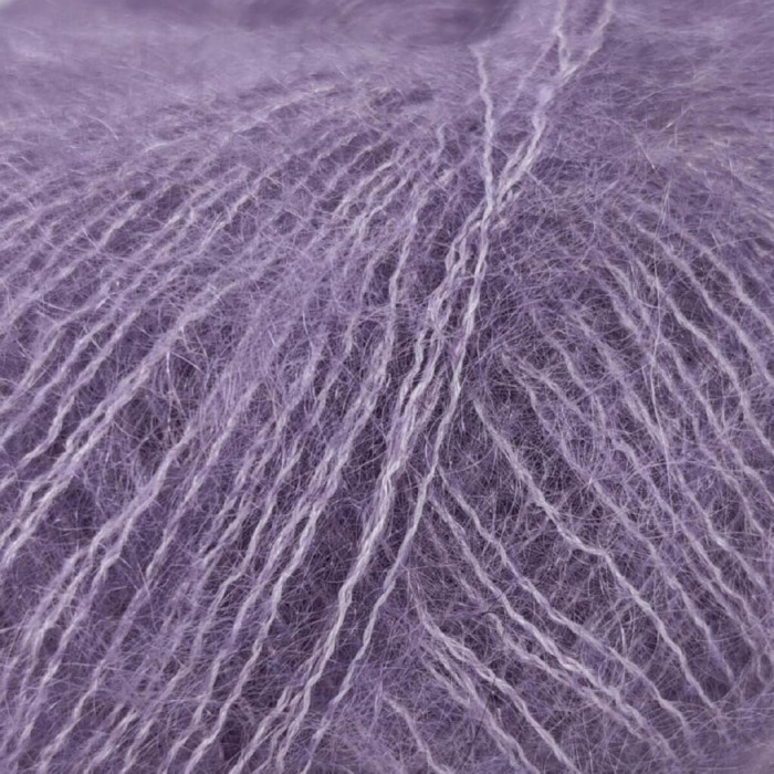 599 Пряжа Mondial Kid Seta, 25г - 210м, лавандовий, 70% суперкід мохер, 30% шовк