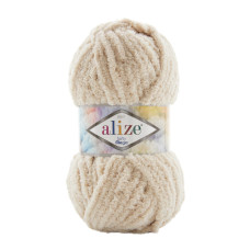 599 Пряжа Softy Mega 100гр-70м (біло-коричневий). Alize