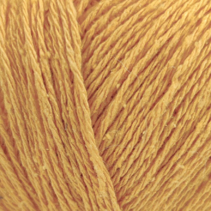 6 Пряжа Campolmi Filati Seta Bourette, 50г - 240м, соняшник, 100% шовк