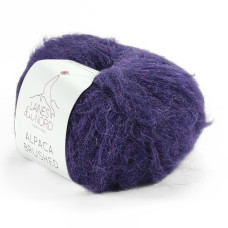 6 Пряжа Laines du Nord Alpaca Brushed, 50г - 115м, фіолетовий, 50% альпака, 35% вовна, 15% нейлон
