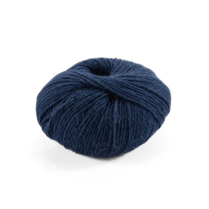 6 Пряжа Laines du Nord Ciliegia, 50г - 150м, синій, 100% альпака бебі
