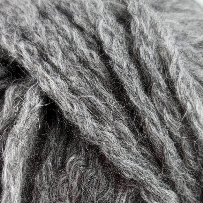 6 Пряжа Laines du Nord Firenze, 50г - 115м, сірий, 20% альпака бебі, 75% вовна, 5% нейлон