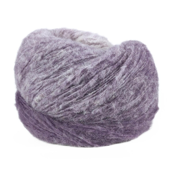 6 Пряжа Laines du Nord Piuma Alpaca Degrade,100г - 250м, різнокольоровий, 48% альпака, 44% лана без мюлесінгу, 8% нейлон